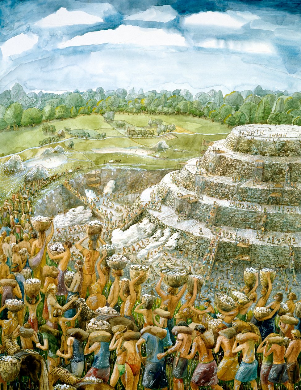 Colline de Silbury, vers 2400 av. J.-C., vers 1990-2010 - Judith Dobie