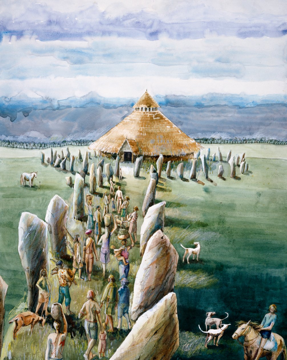 Le Sanctuaire, Avebury, IIIe millénaire av. J.-C., vers 1990-2010 - Judith Dobie