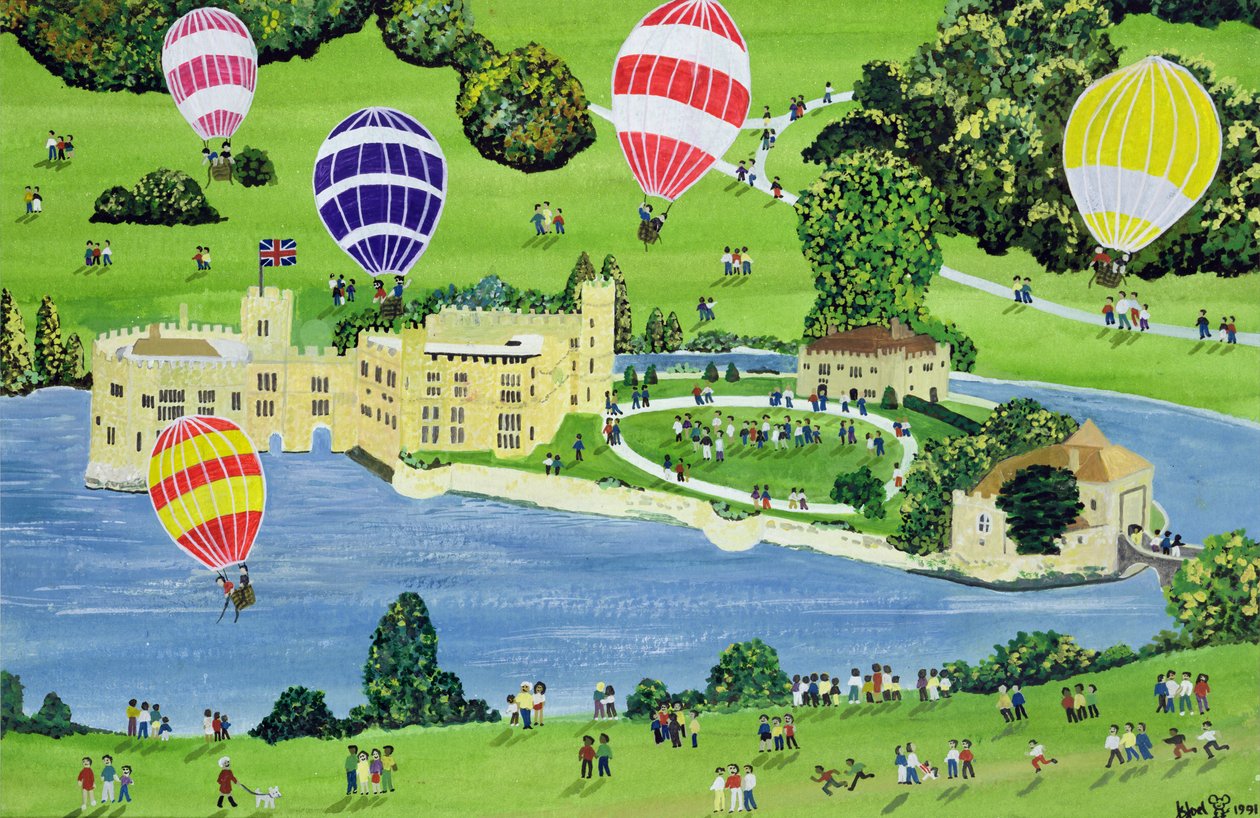 Montgolfière au château de Leeds - Judy Joel