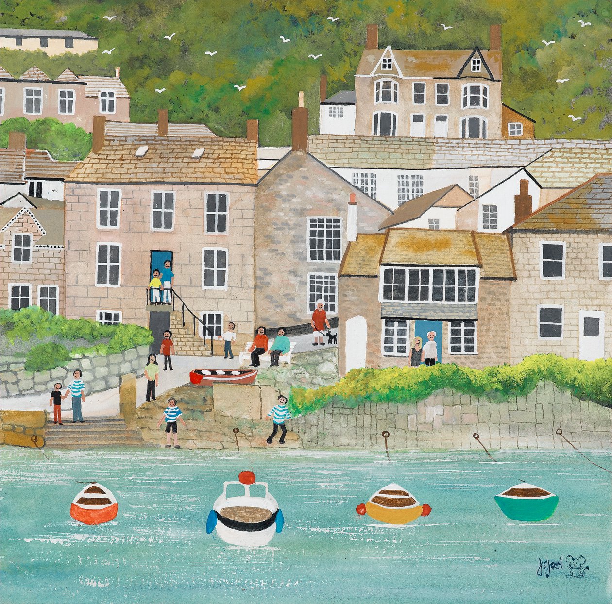 Le Quai à Mousehole - Judy Joel