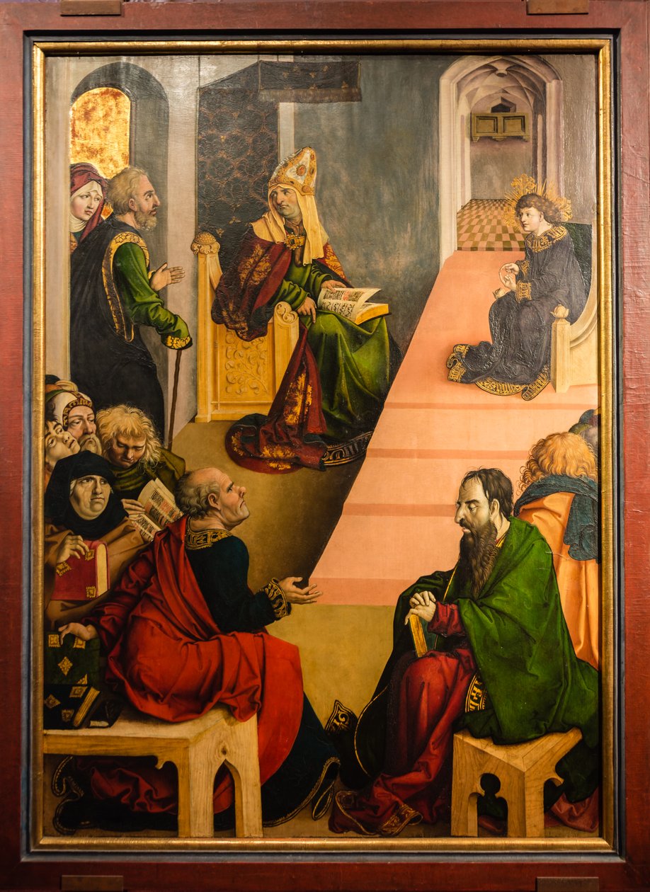 Jésus parmi les médecins - Jörg Breu the Elder