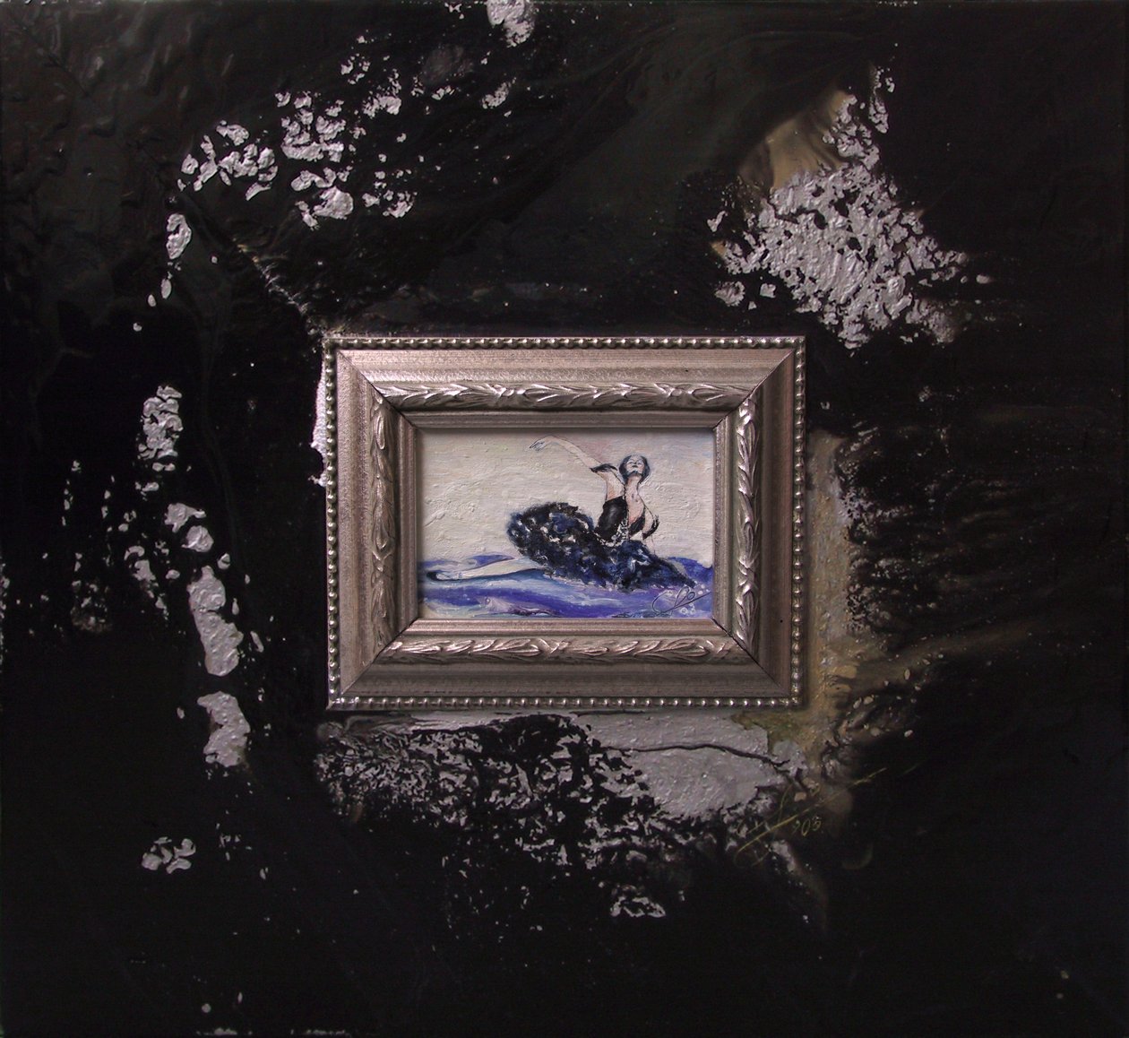 Prima Ballerina I -cygne mourant- (noir) - JuleSimo