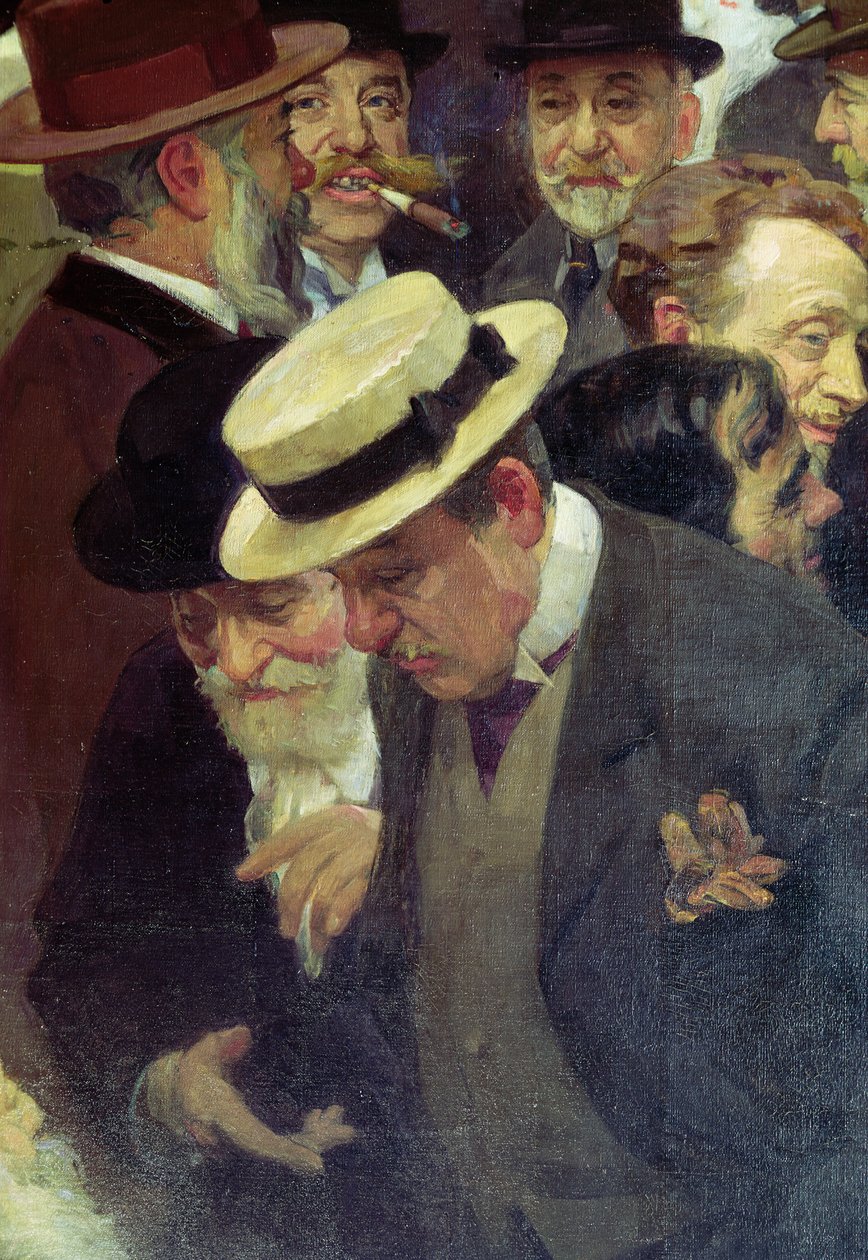 Vendredi au Salon des Artistes Français (détail), 1911 - Jules Alexandre Gruen or Grun