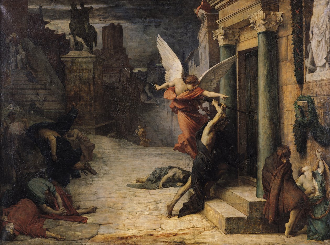 La Peste à Rome, 1869 - Jules Elie Delaunay