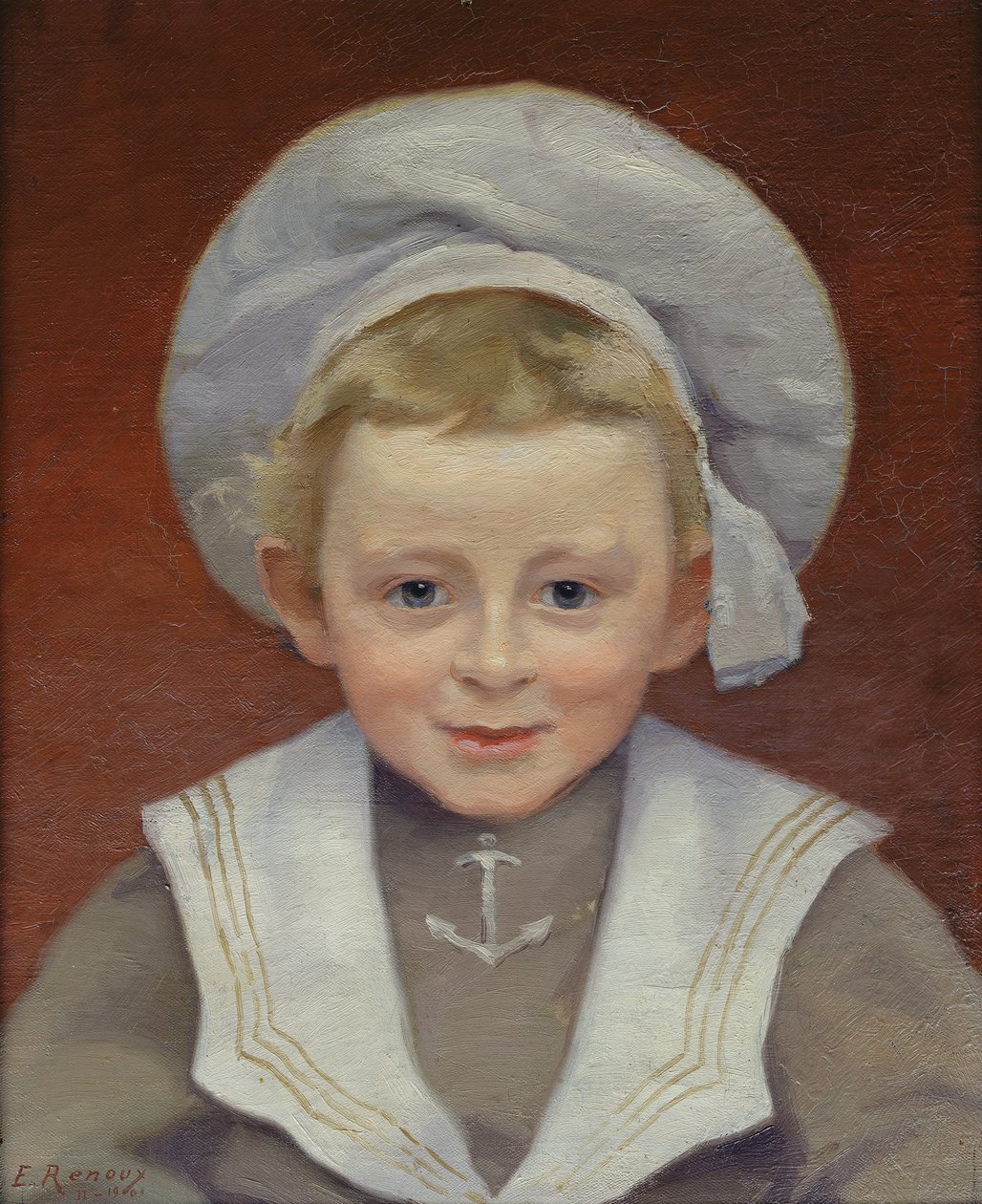 Portrait de Marcel en costume de marin, février 1901 - Jules Ernest Renoux