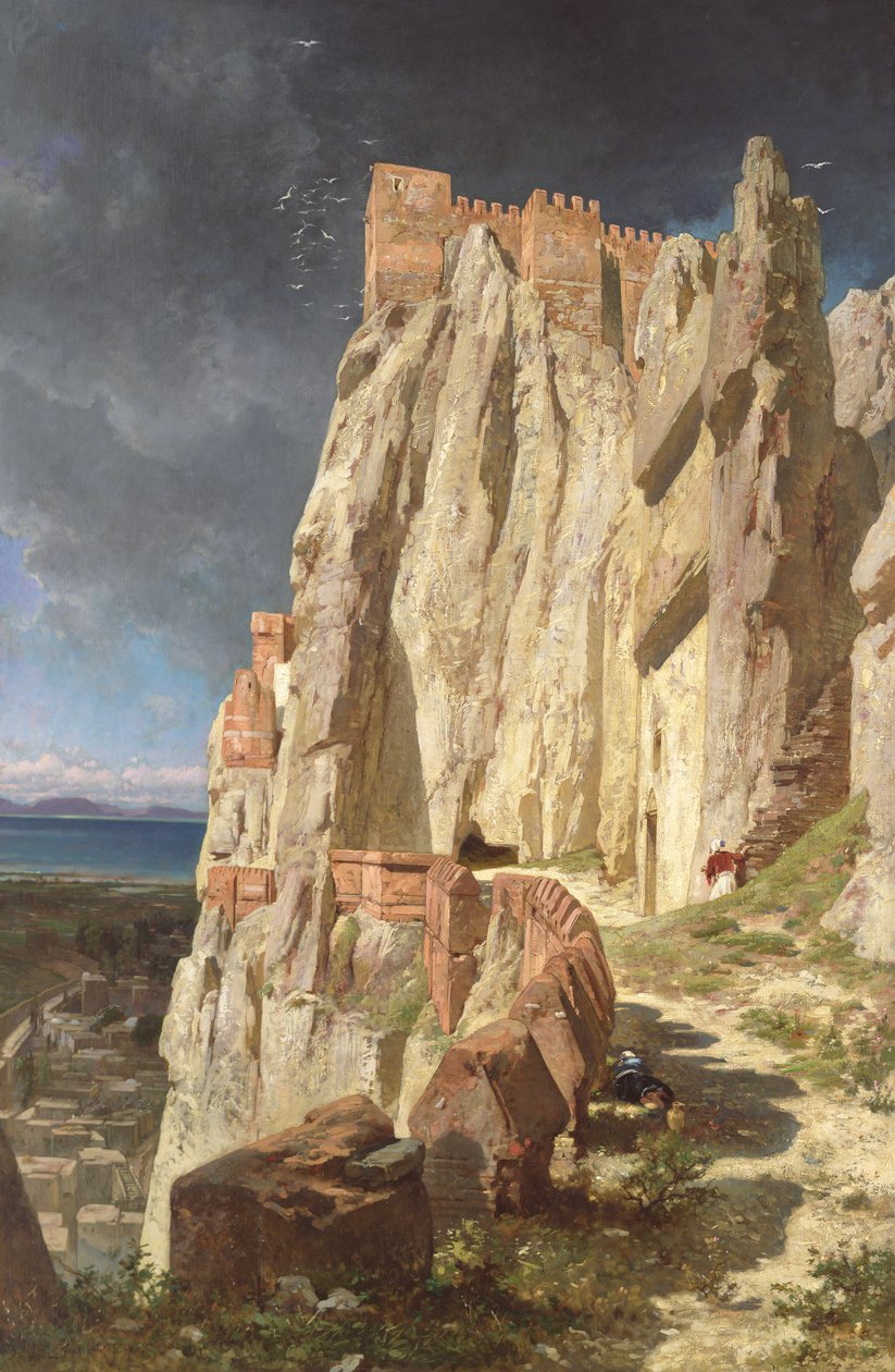 Le Rocher de Vann, Kurdistan, 1901 - Jules Joseph Augustin Laurens