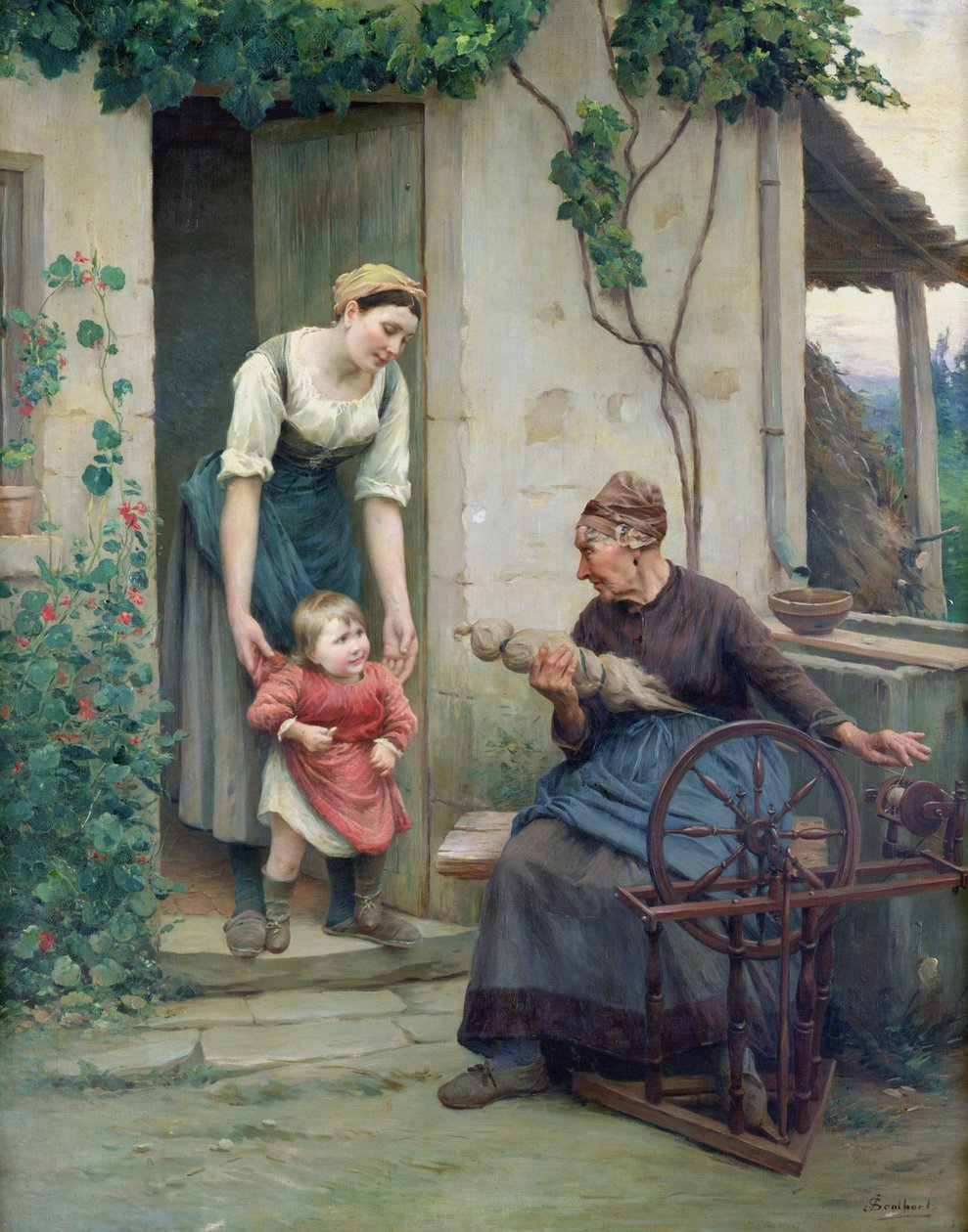 Les trois âges - Jules Scalbert