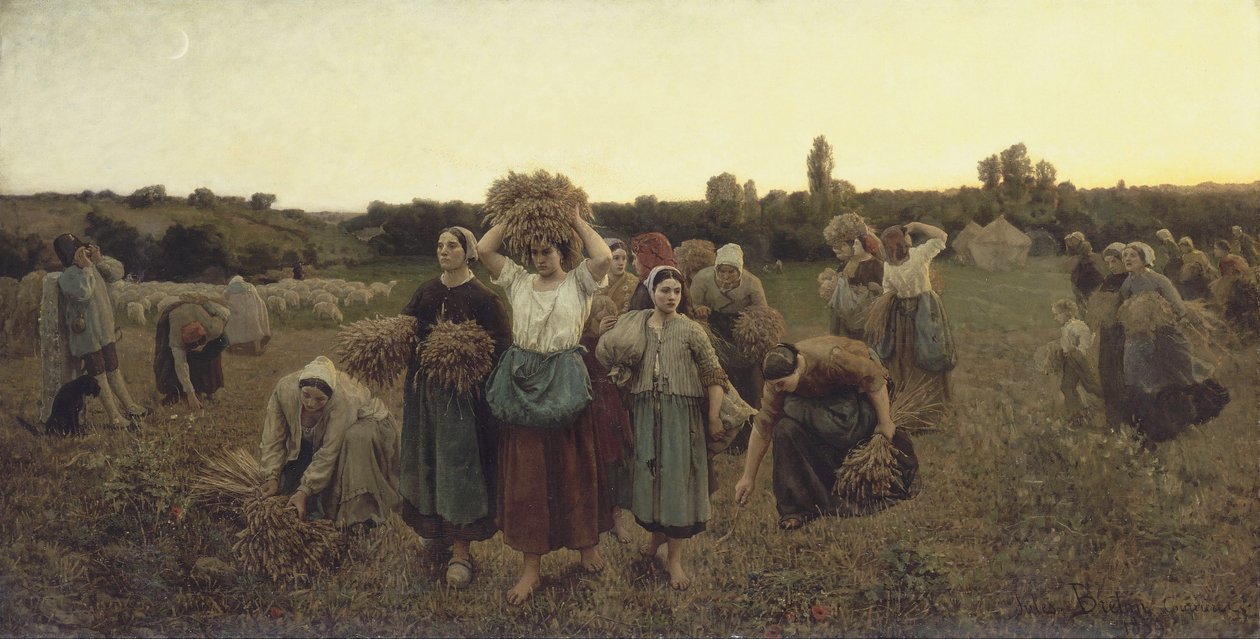 Appel des glaneurs, 1859 - Jules Breton