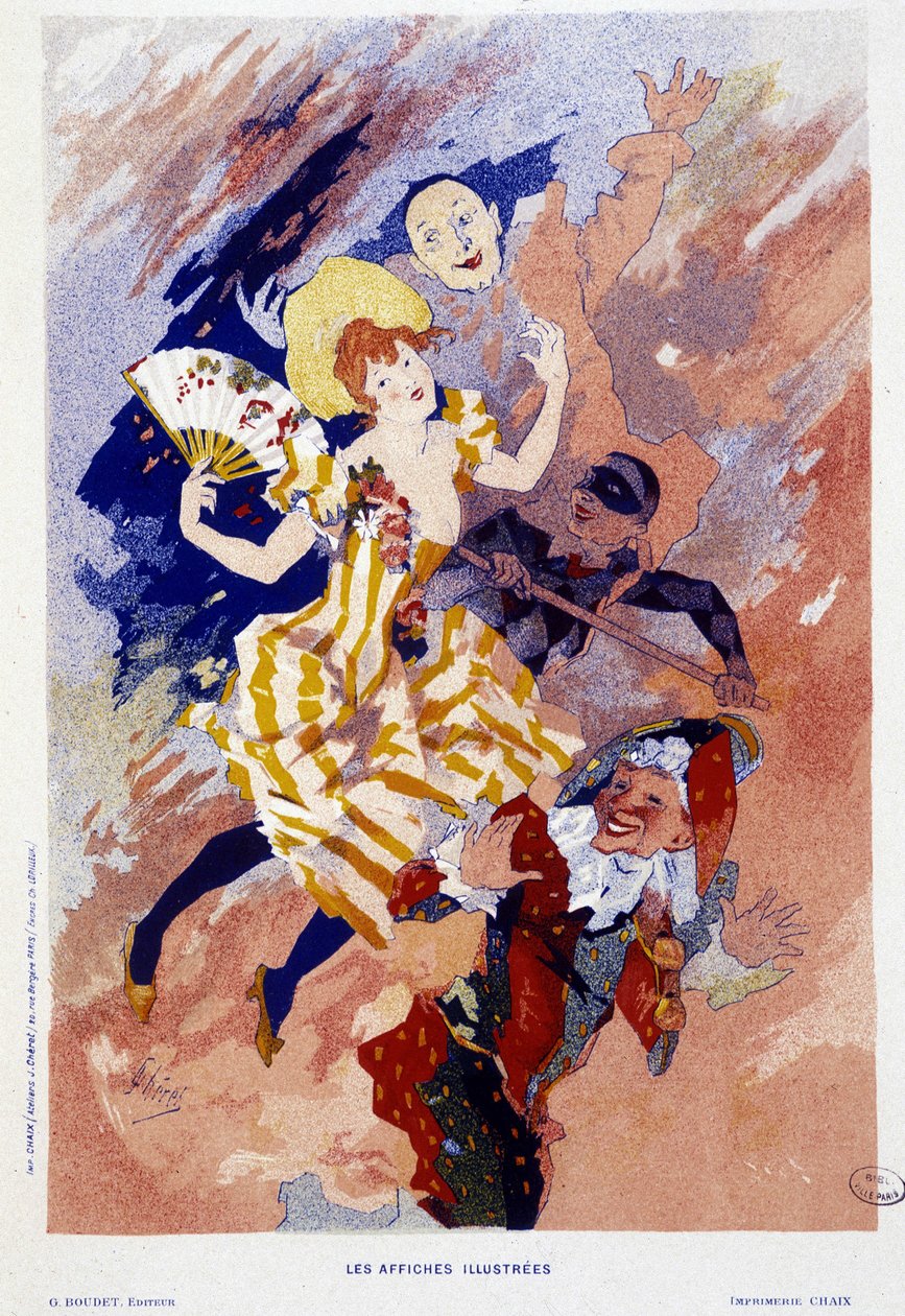 Carnaval - par Jules Chéret, vers 1890 - Jules Cheret