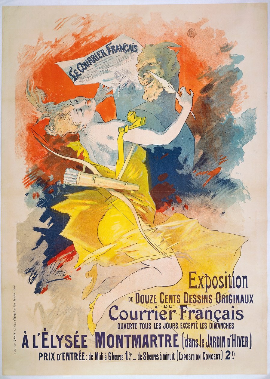 Exposition Le Courrier Français, c.1895 - Jules Cheret