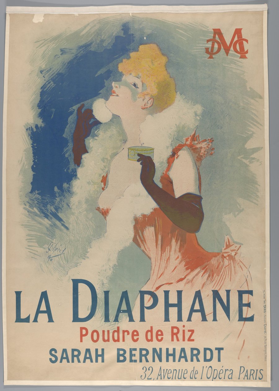 La Diaphane. Poudre de Riz, 1890 - Jules Cheret