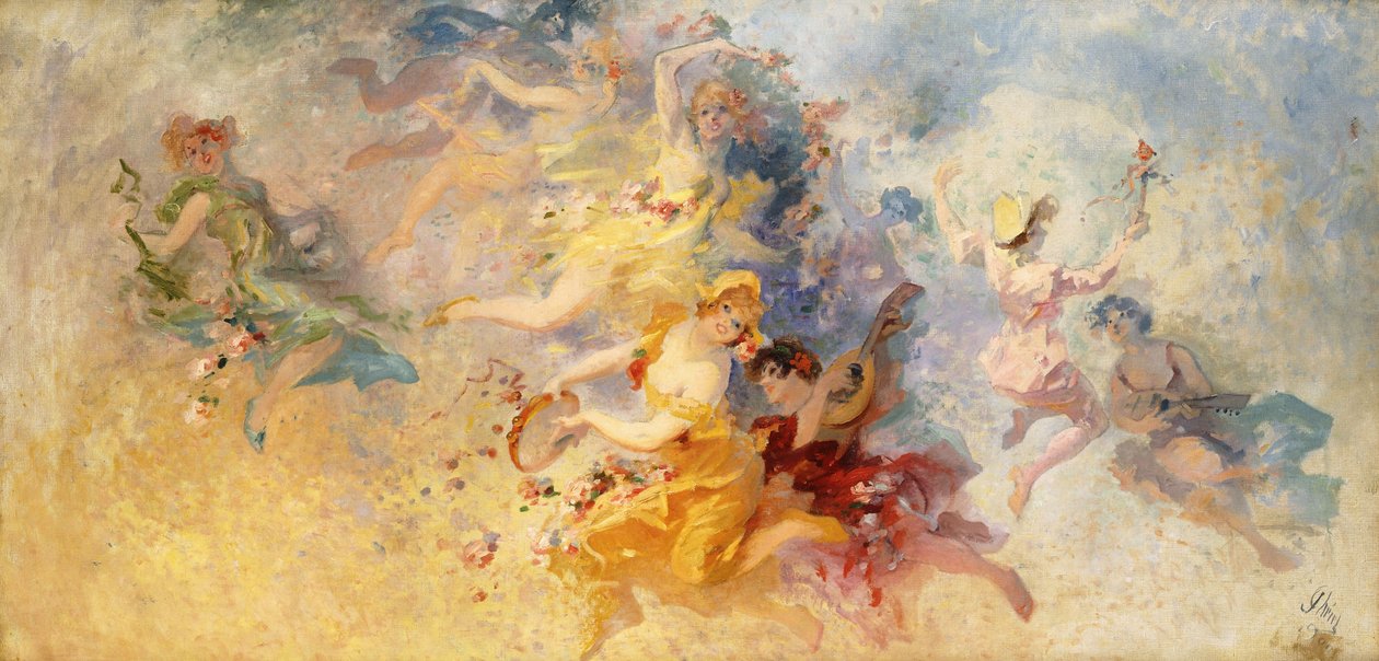 Printemps, 1900 - Jules Cheret