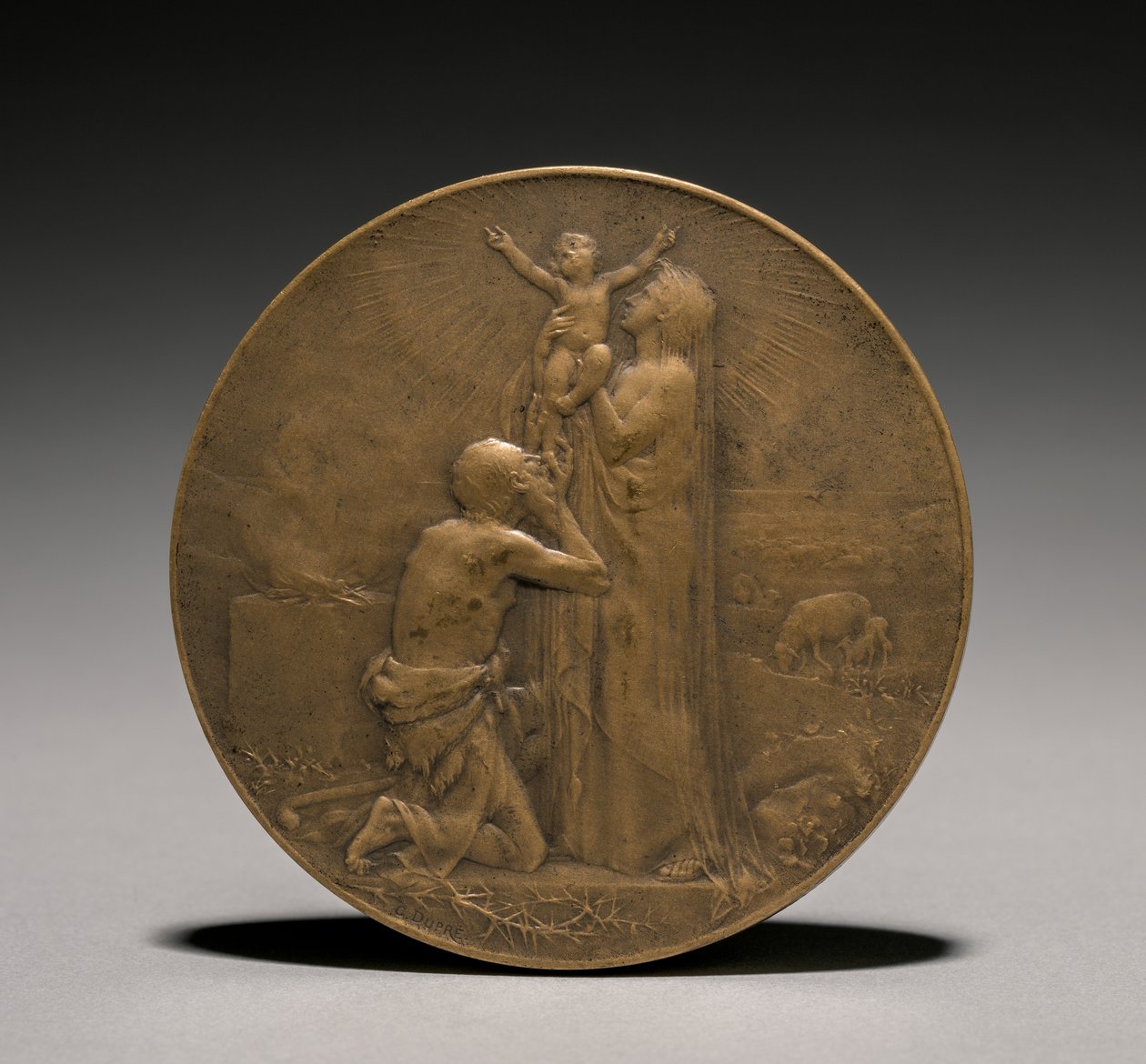 Médaille avers, 1800s - Jules Dupré