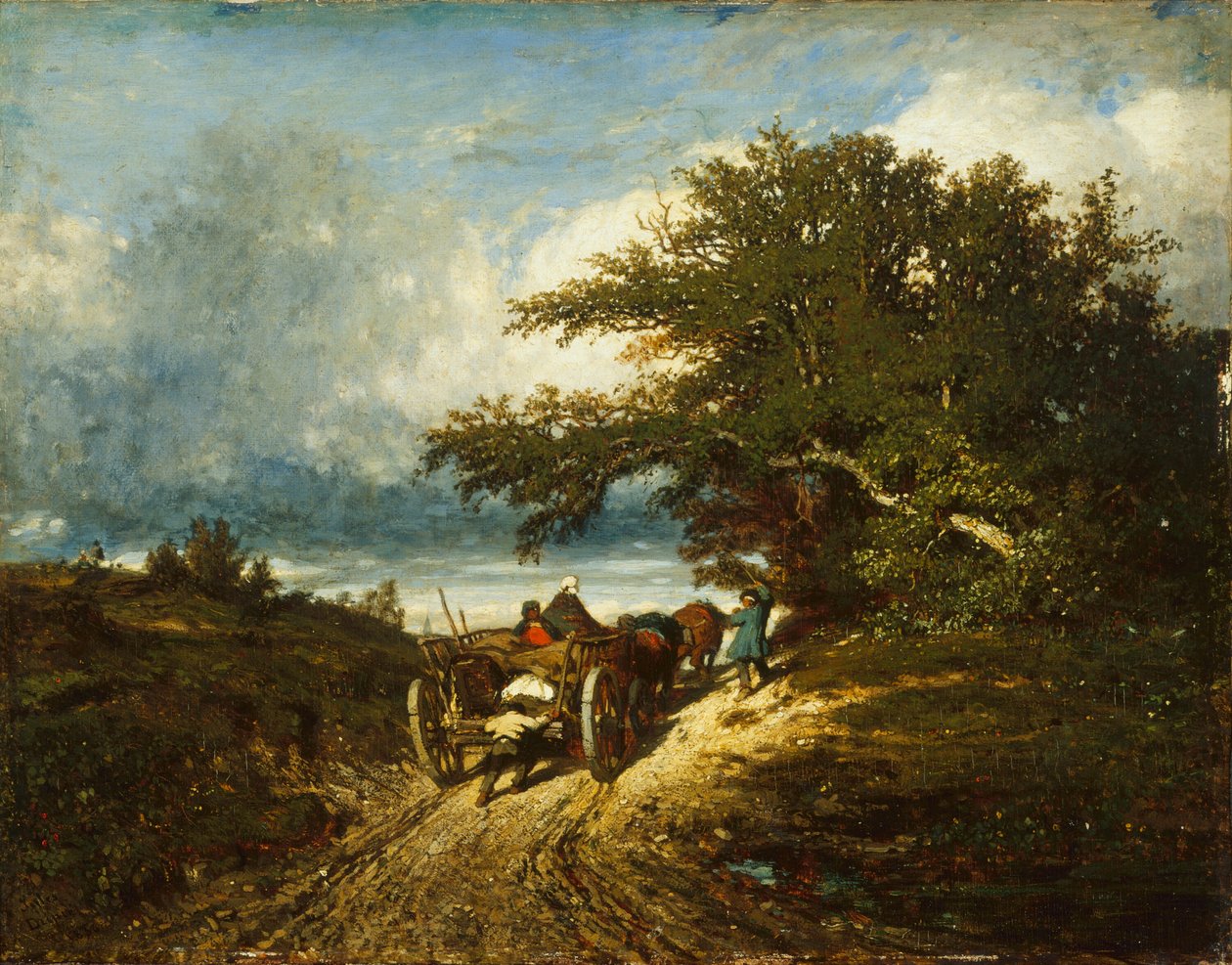Sur la route - Jules Dupré