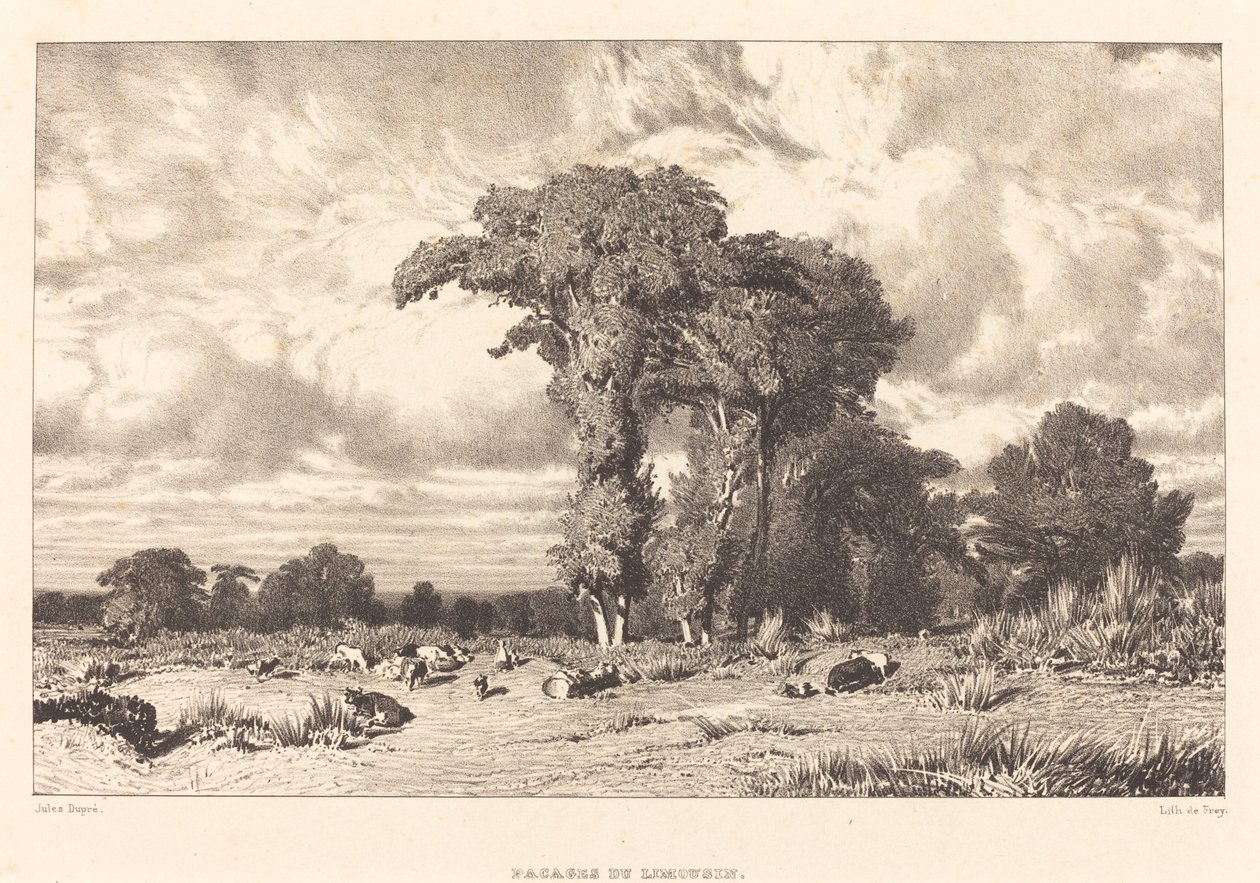 Pâturages du Limousin - Jules Dupré