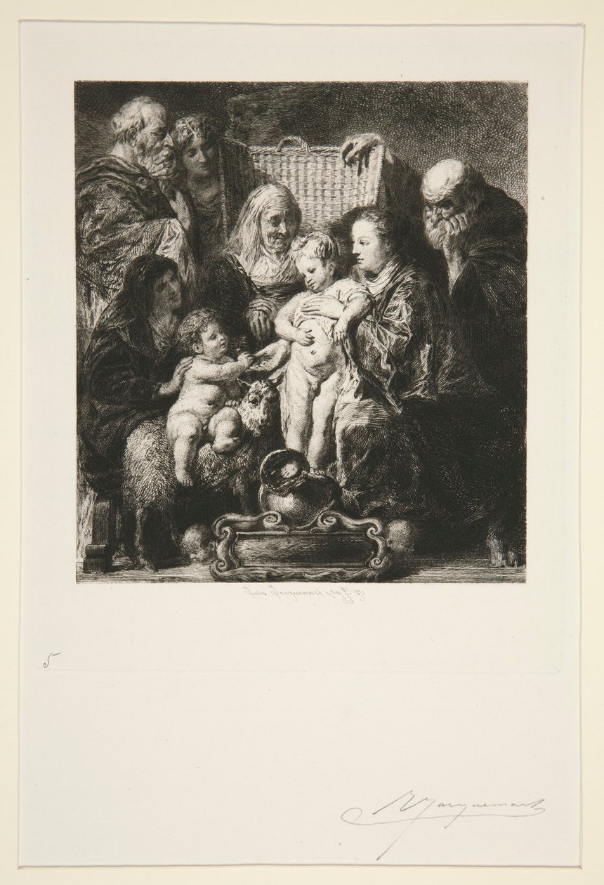 Sainte Famille - Jules Ferdinand Jacquemart