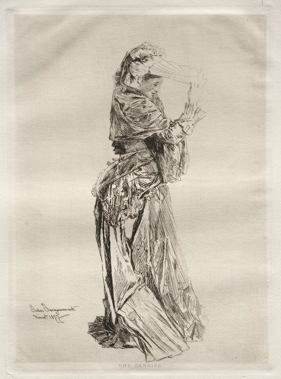 Une Génoise - Jules Jacquemart