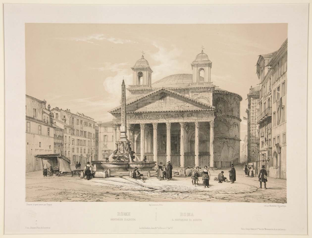 Rome, Panthéon d - Jules Monthelier