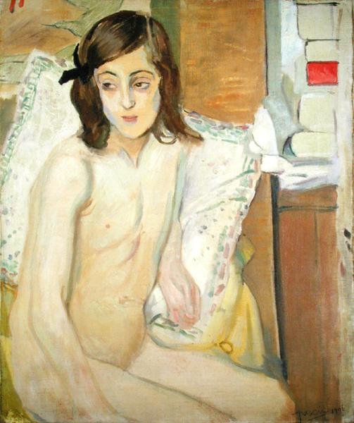 Jeune Fille Nue - Jules Pascin