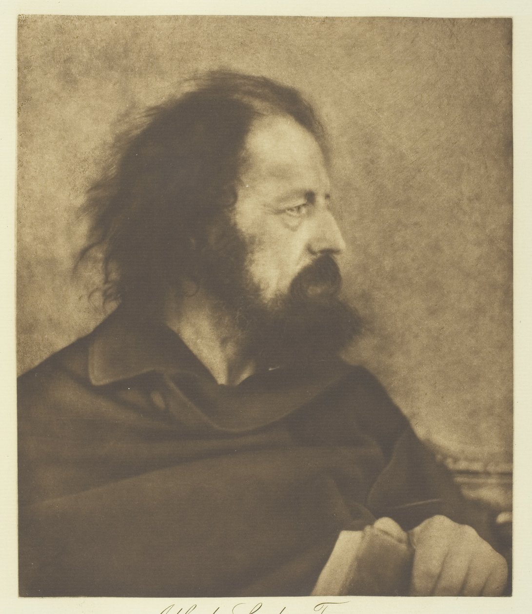Alfred, Lord Tennyson (Moine sale) - Julia Margaret Cameron
