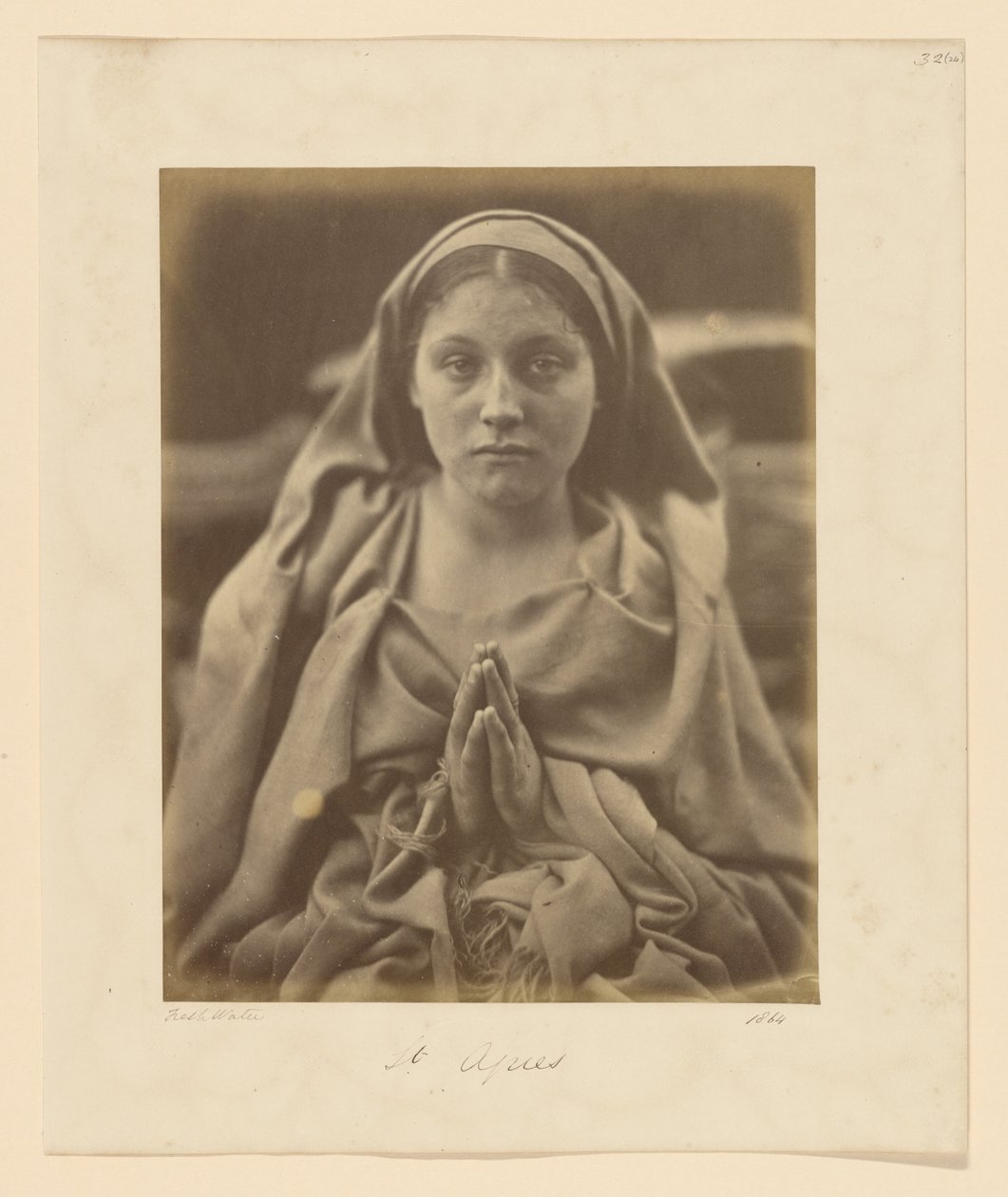 Sainte Agnès - Julia Margaret Cameron