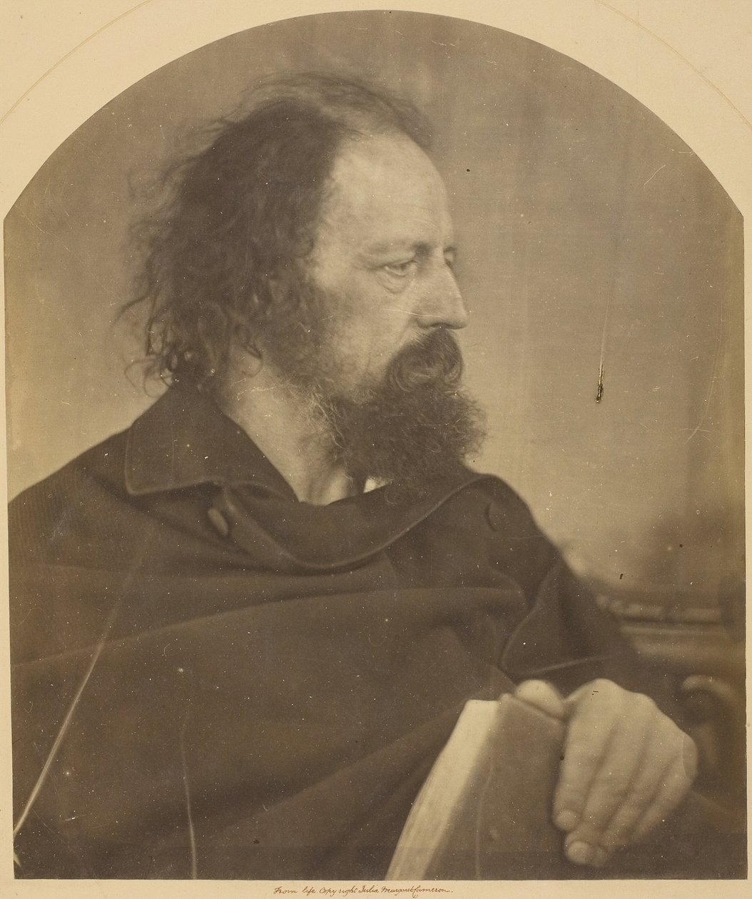 Le Moine sale, Alfred Tennyson, 1865 - Julia Margaret Cameron