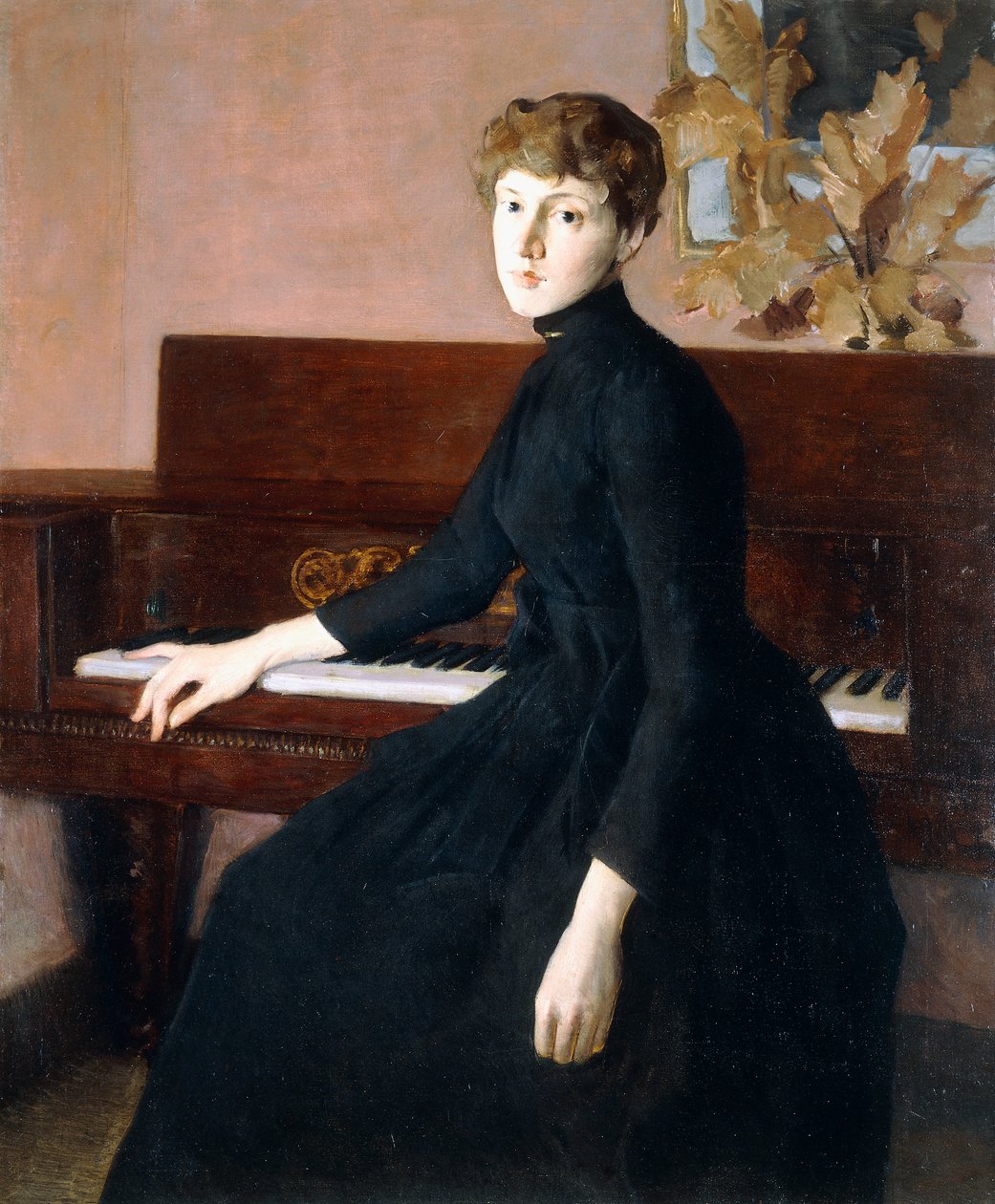 Au piano - Julian Alden Weir
