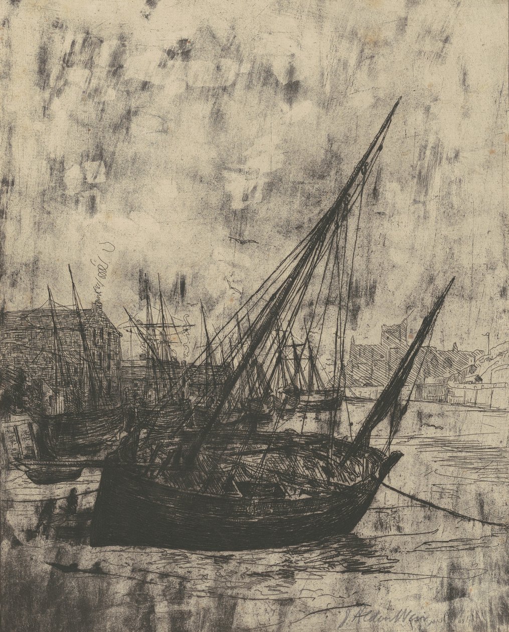 Bateaux à Peel—Île de Man - Julian Alden Weir