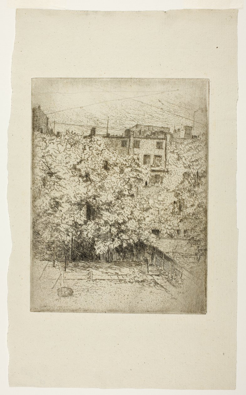Mon arrière-cour - Julian Alden Weir