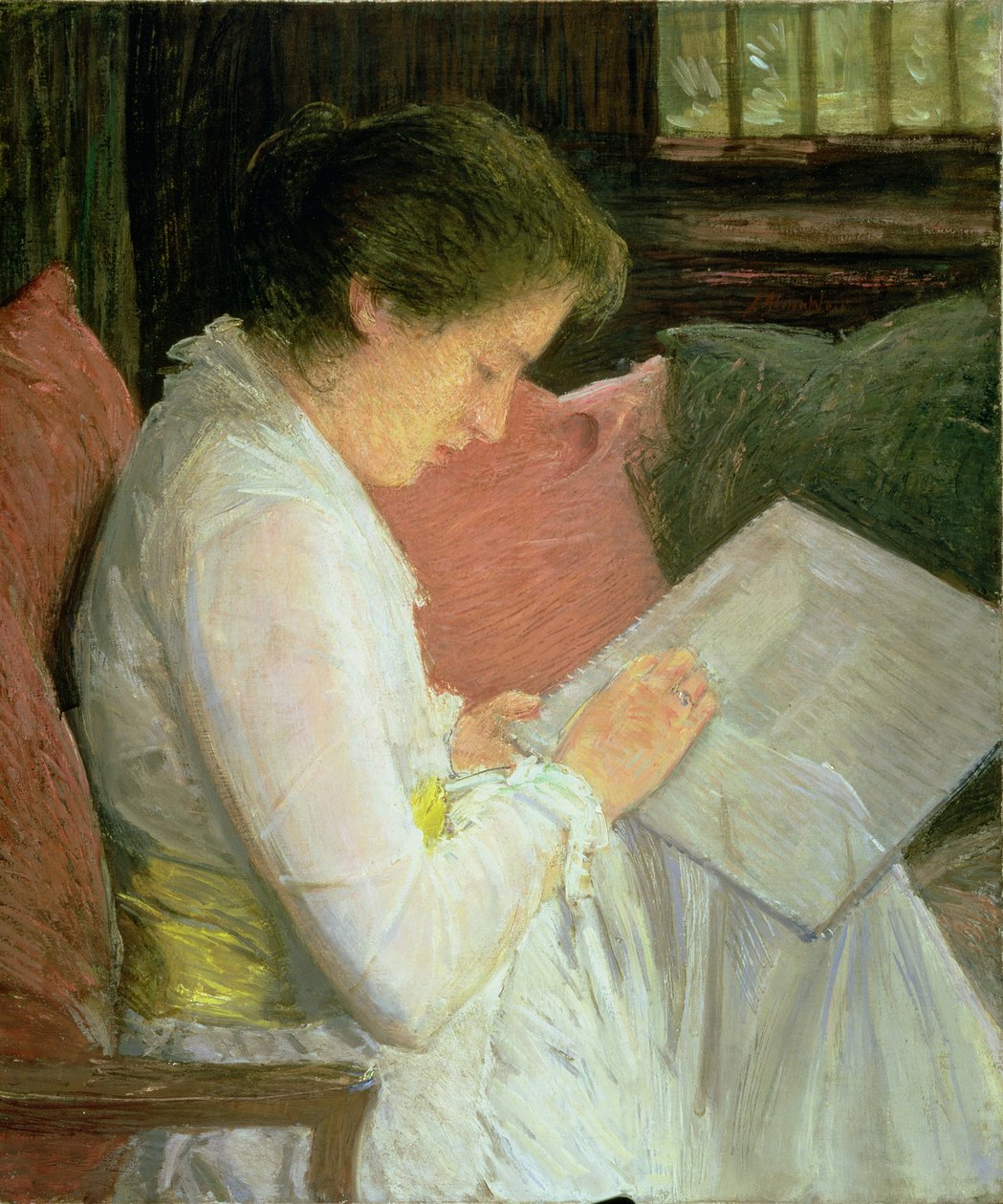 La Dentellière, 1915 - Julian Alden Weir