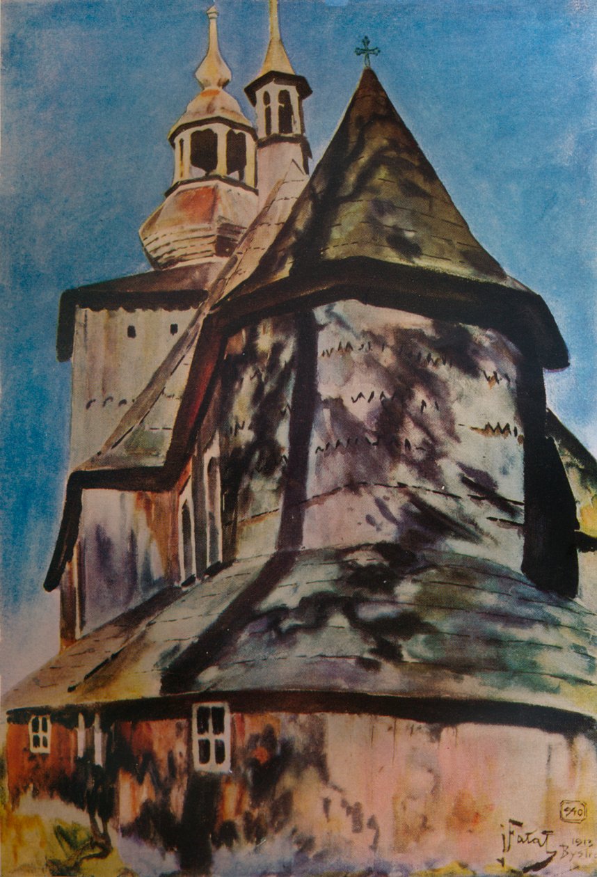 Église près de Cracovie, 1913 - Julian Falat
