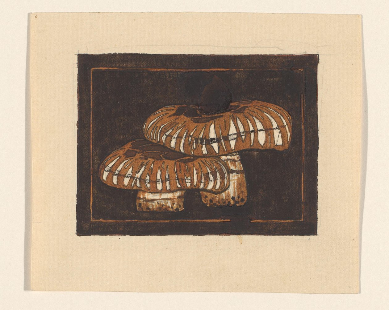 Deux champignons - Julie de Graag