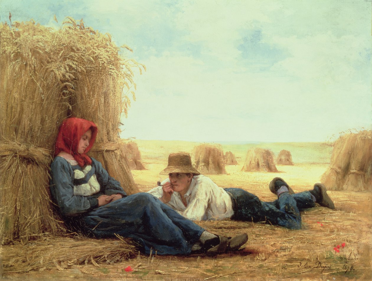 Temps de la récolte, 1878 - Julien Dupre