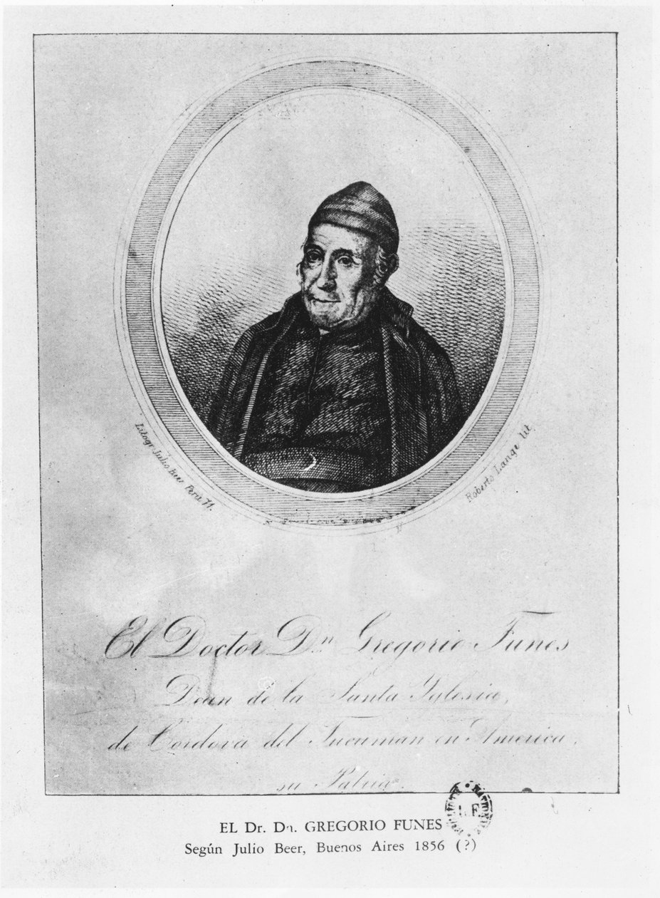 Gregorio Funes, 1856 - Julio Beer
