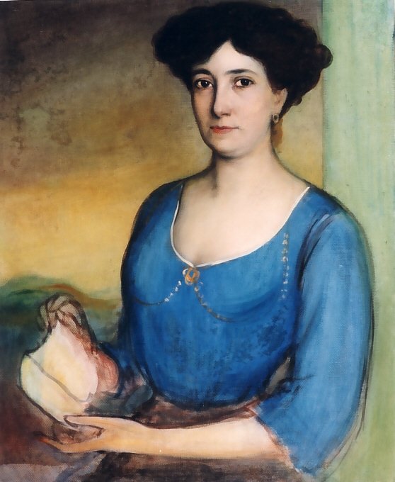 La señora de Casanueva (esquisse pour le portrait) - Julio Romero de Torres