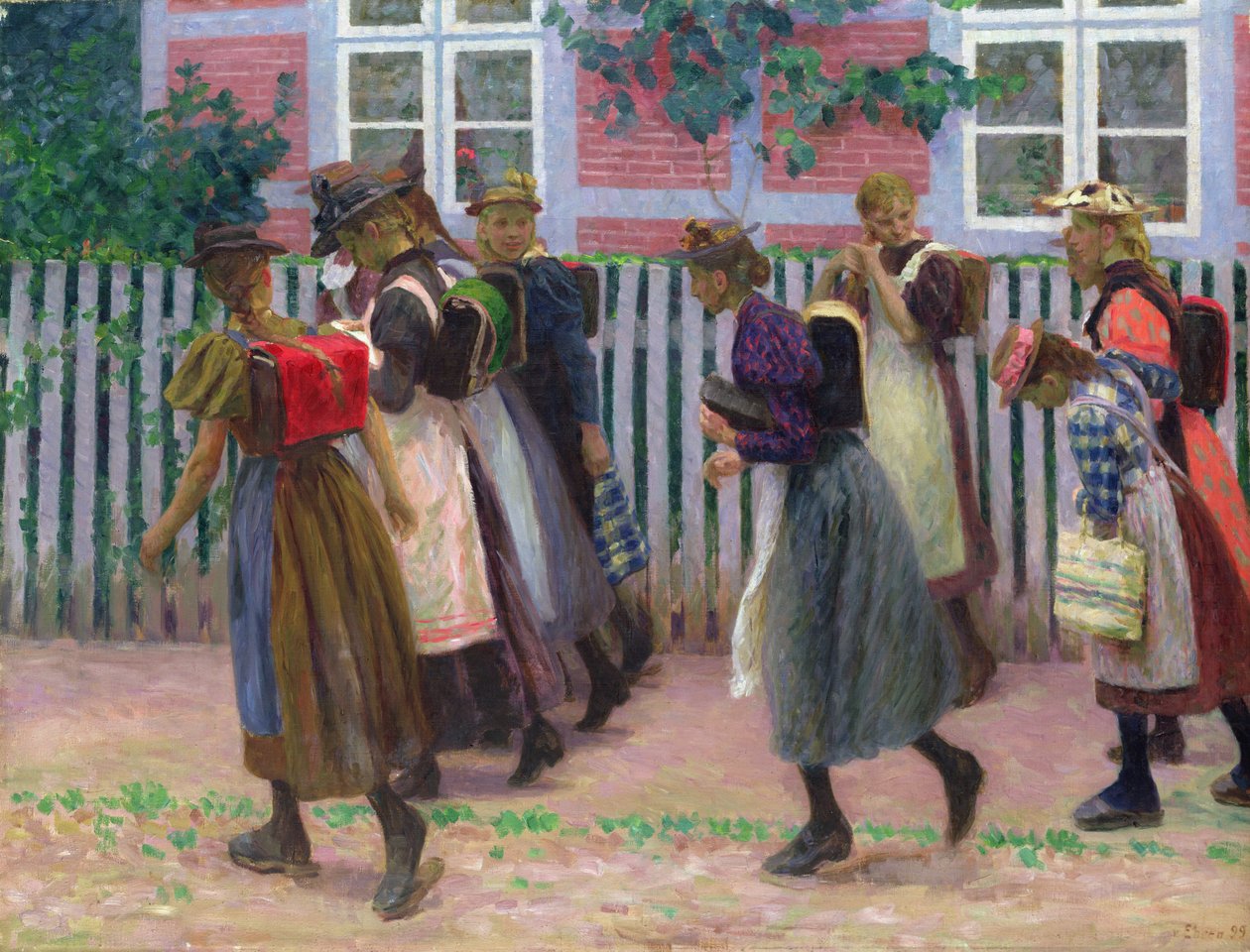 Filles en route pour l