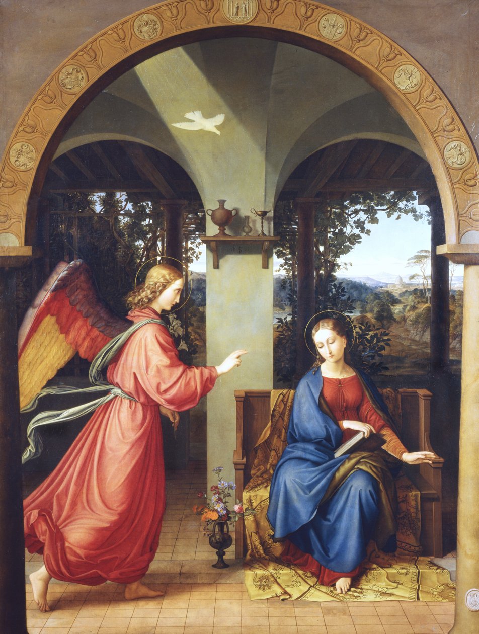 Annonciation, 1818 - Julius Schnorr von Carolsfeld
