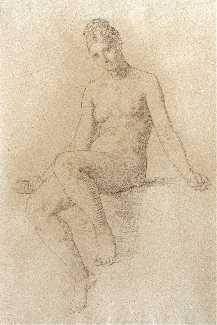 Nu féminin - Julius Schnorr von Carolsfeld