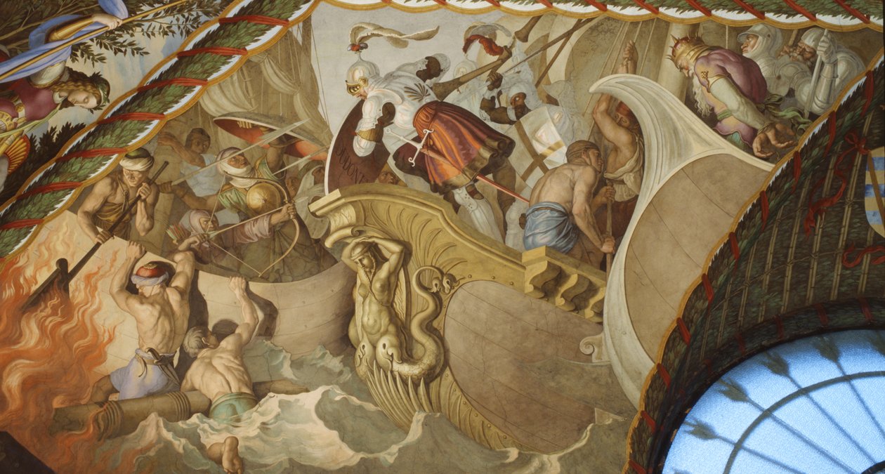 Bataille navale - Julius Schnorr von Carolsfeld