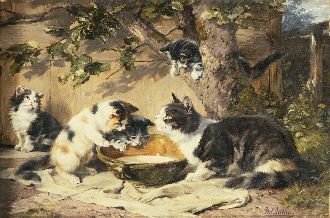 Le Bol de lait - Julius Adam