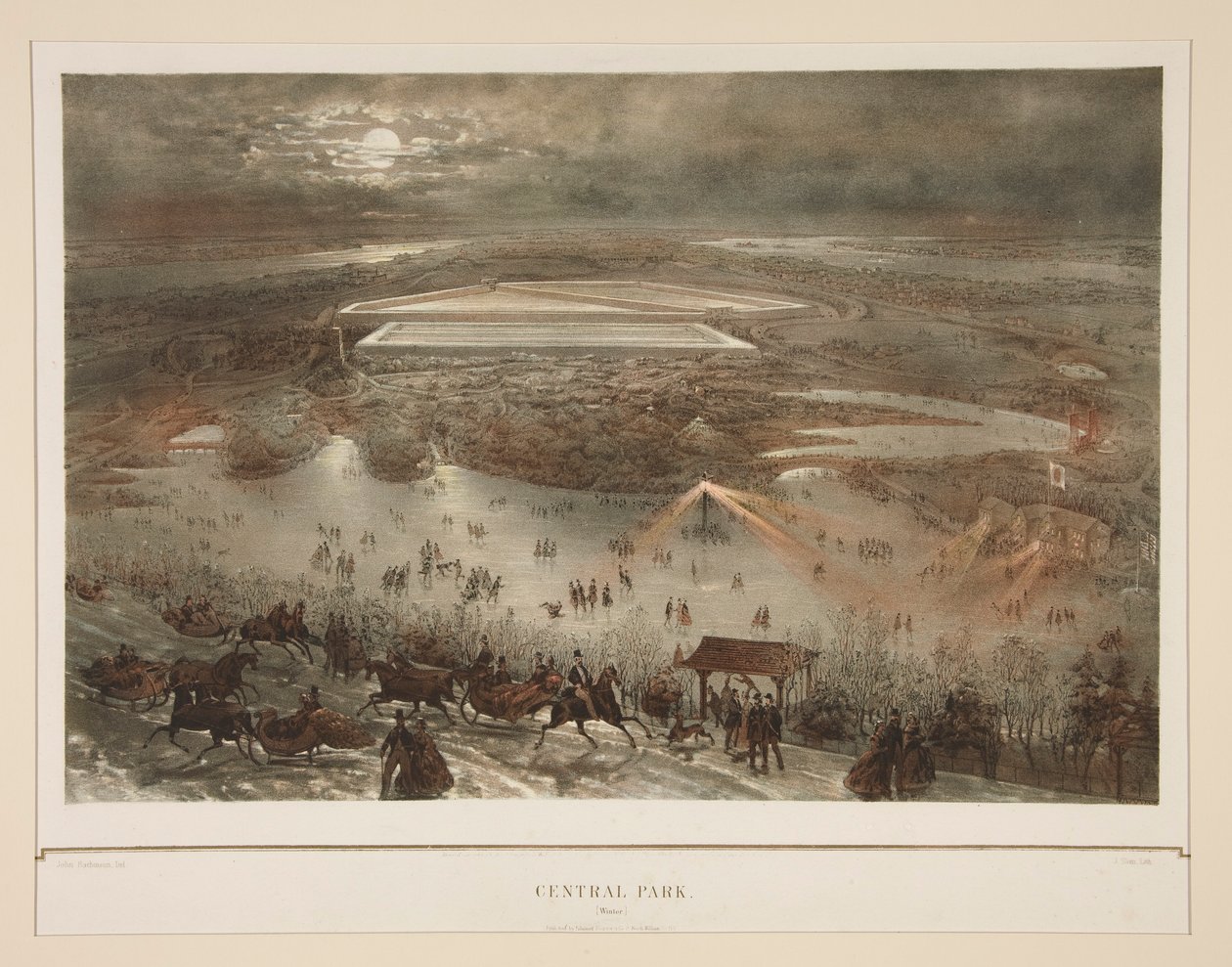 Central Park (Hiver) - Julius Bien