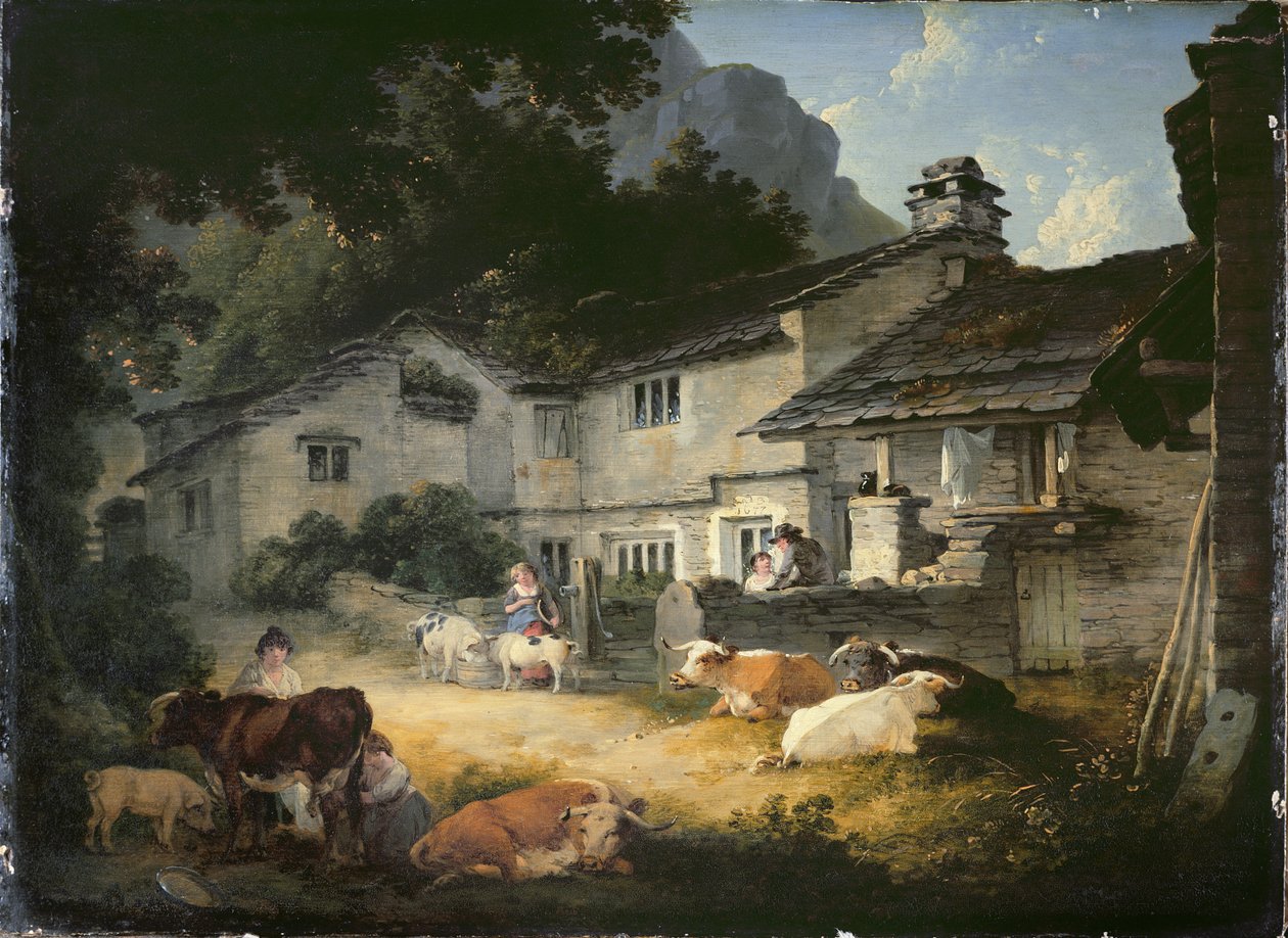 La Maison du Peintre, Ambleside - Julius Caesar Ibbetson