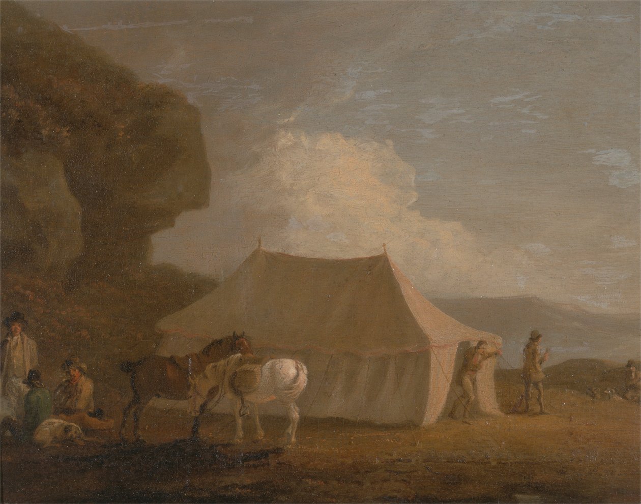 La partie de chasse - Julius Caesar Ibbetson