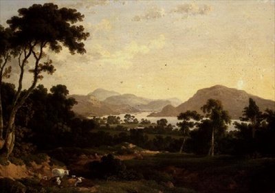 Ullswater : depuis Gowbarrow Park - Julius Caesar Ibbetson