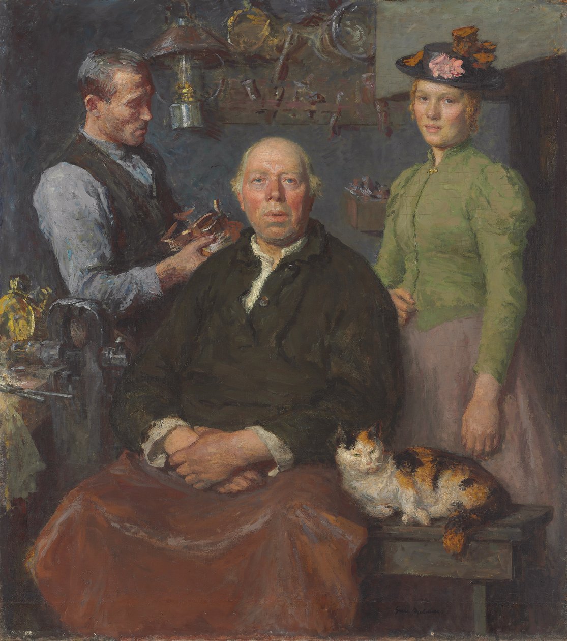 La forge, c.1910 - Julius Gari Melchers