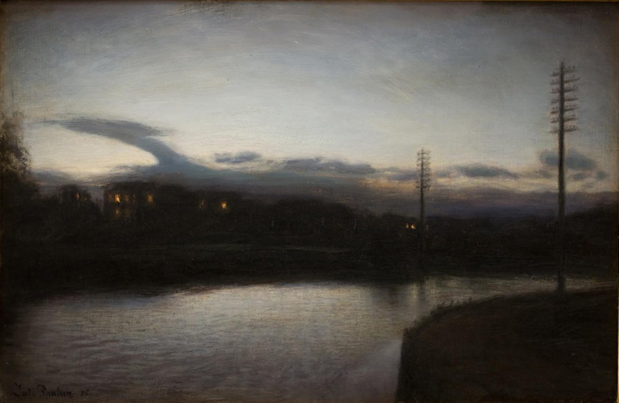 Paysage du soir - Julius Paulsen