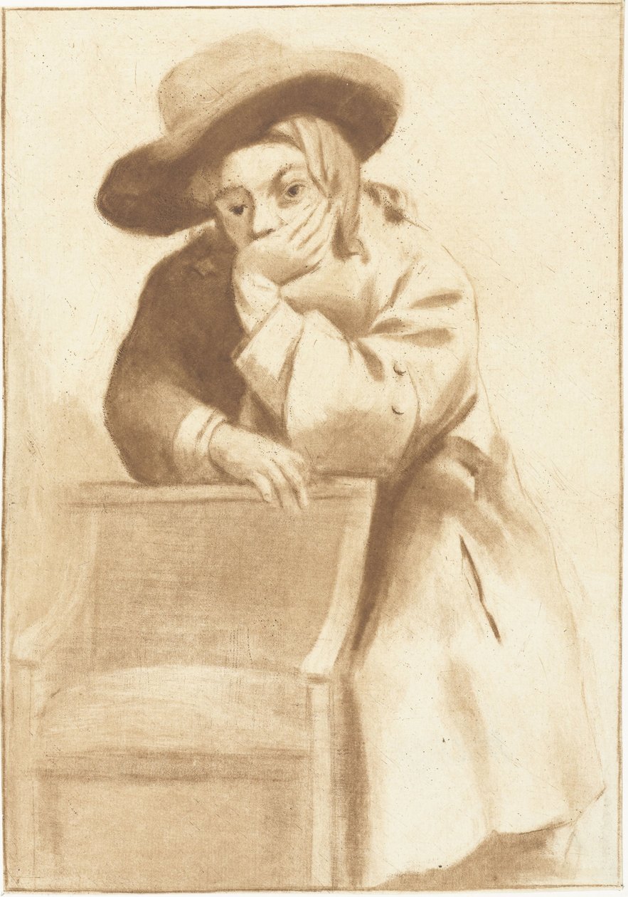 Garçon appuyé sur une chaise - Jurriaan Cootwijck