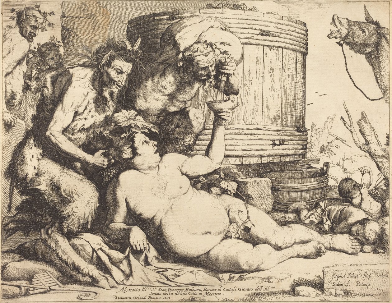 Silenus ivre - Jusepe de Ribera