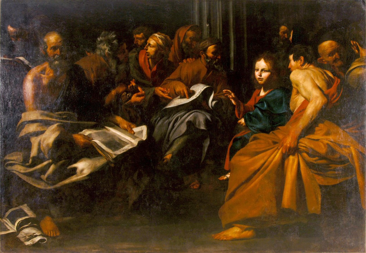 Jésus parmi les docteurs - Jusepe de Ribera