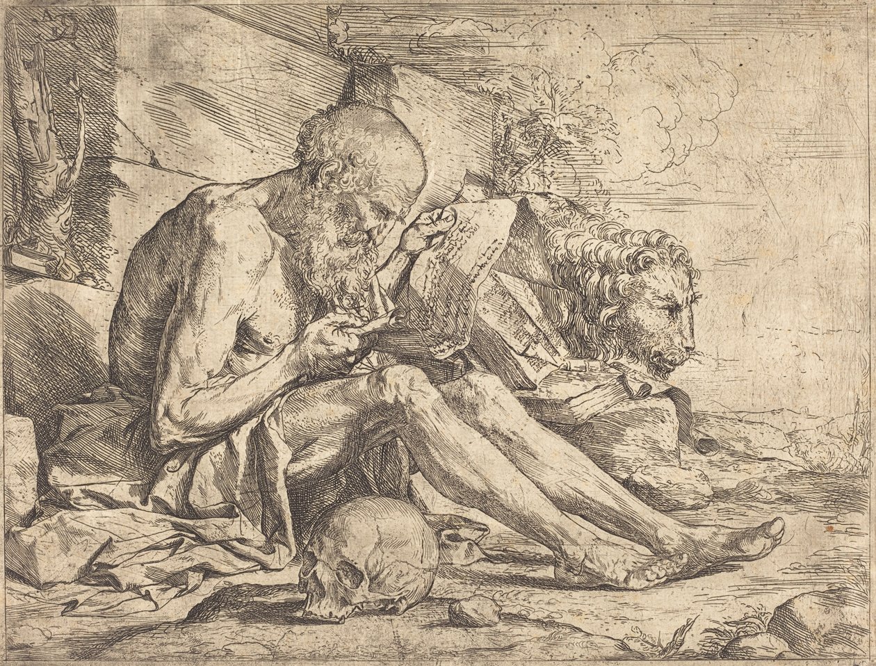 Saint Jérôme Lisant - Jusepe de Ribera